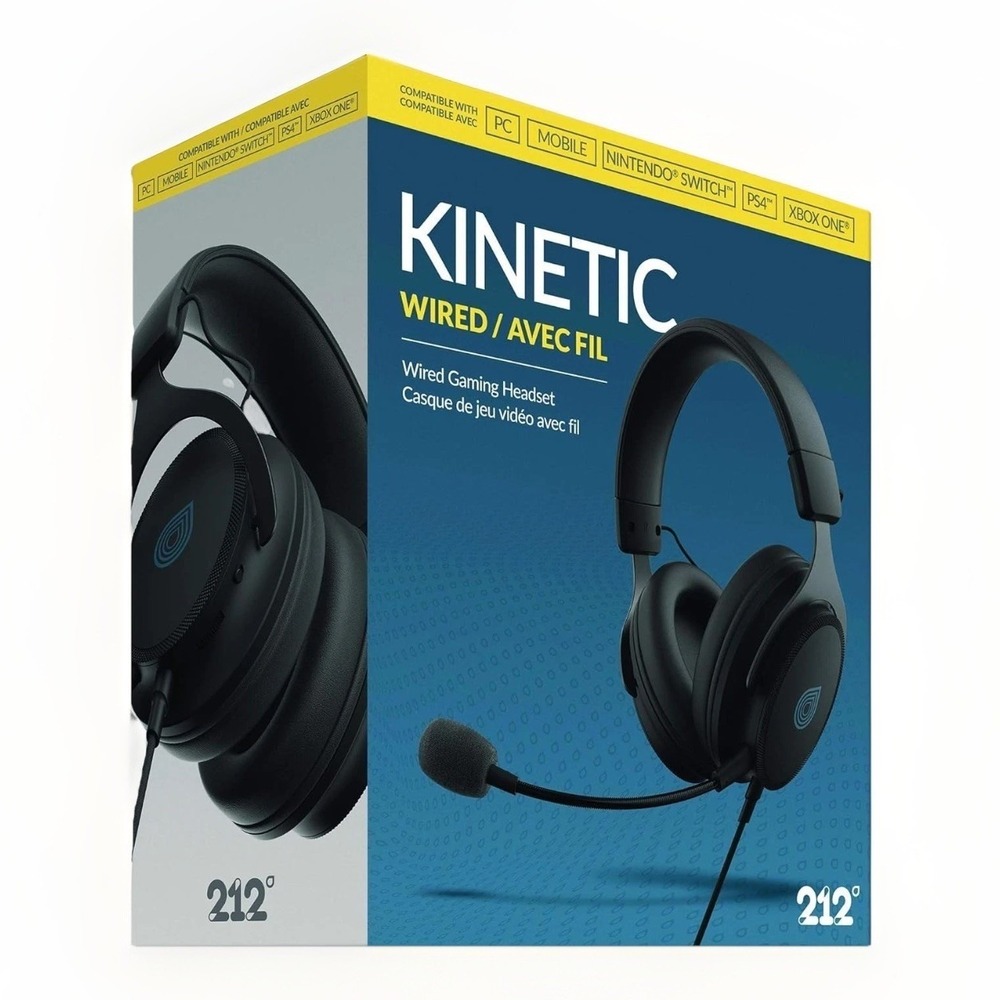 Kinetic 212 Wired Gaming Headset PC,‎ Mobile, PS4, Nintendo Switch and Xbox One